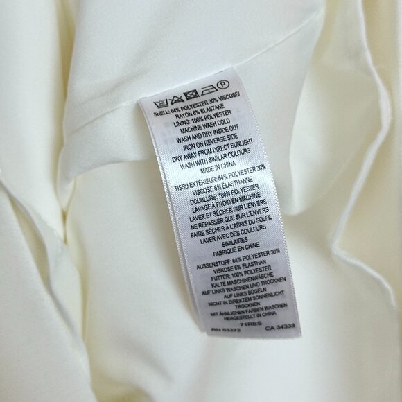 FRENCH CONNECTION Ruth Whisper A-Line Dress in Summer White Size US 8 - Picture 7 of 12